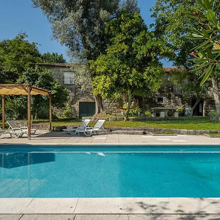 Stone-crafted Tranquility With A Relaxing Pool